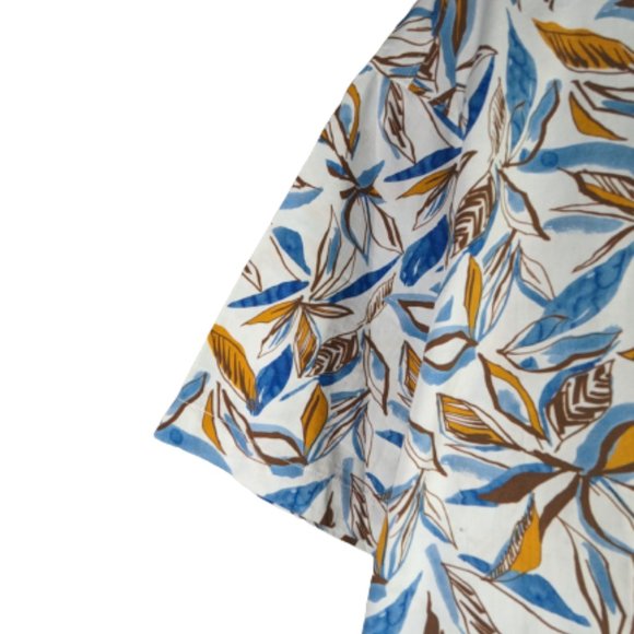 Hang Ten Mens Short Sleeve Hawaii Aloha Shirt Button Down Leaf Print Sz. XL NWT! - Picture 6 of 13